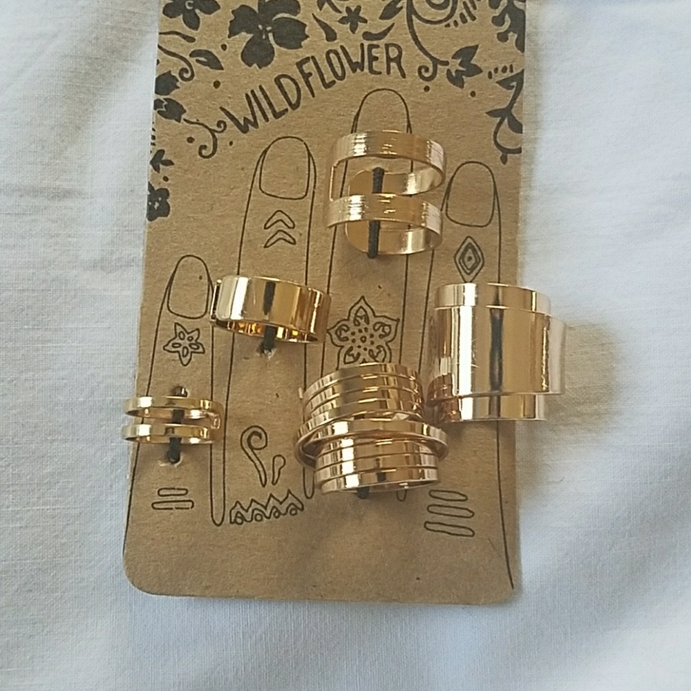 Gold mid rings